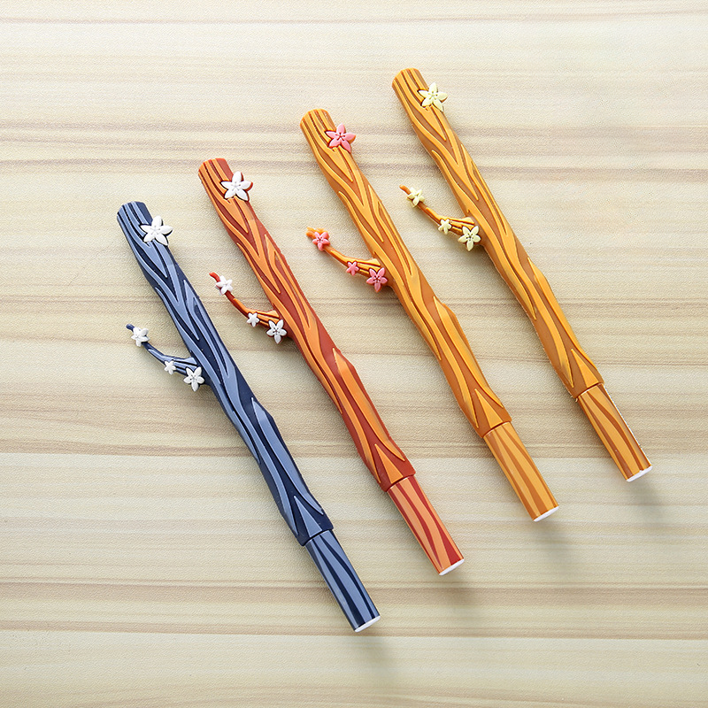 Pen de gel de forma de árbol de plástico al por mayor